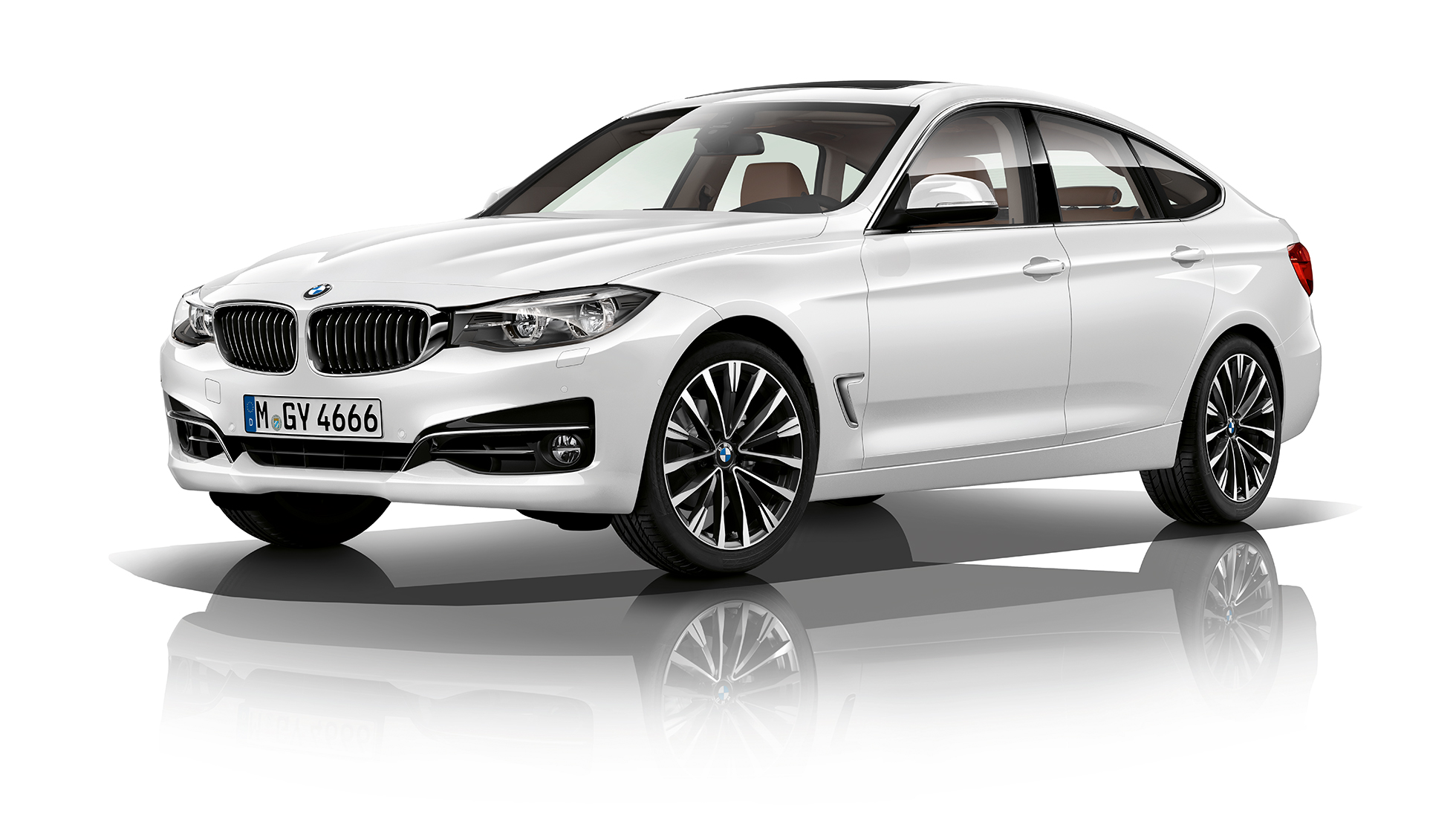 BMW Série 3 Gran Turismo, Modèle Luxury, vue de trois quarts face F34 BMW Série 3 Gran Turismo, Modèle Luxury, vue de trois quarts face F34