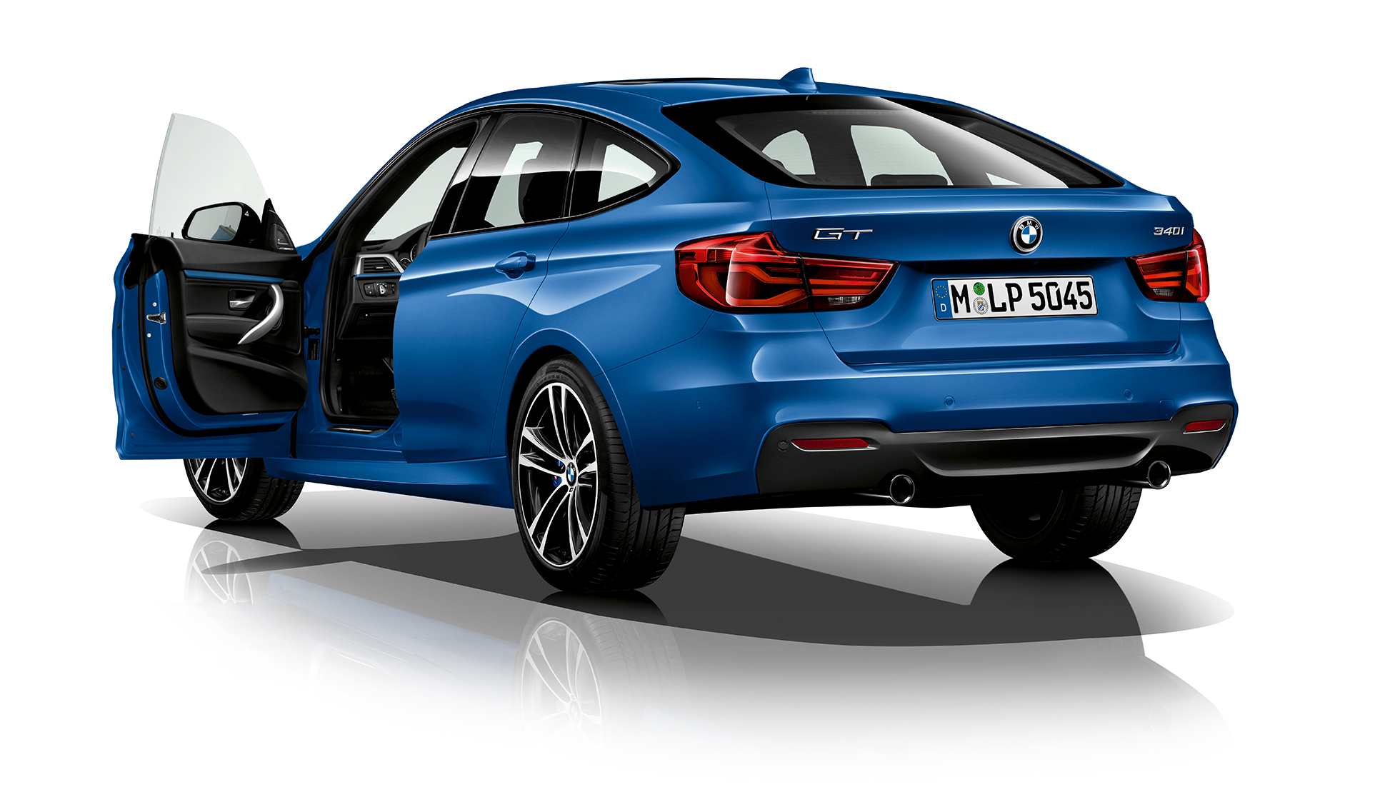 BMW Série 3 Gran Turismo, Modèle M Sport, vue de trois quarts de la poupe F34 BMW Série 3 Gran Turismo, Modèle M Sport, vue de trois quarts de la poupe F34