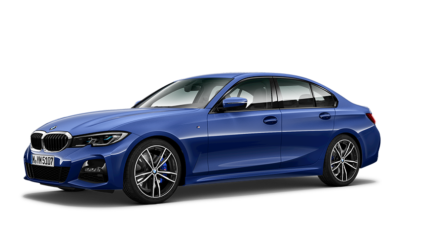 BMW 3 Reeks BMW 3 Reeks Berline G20 driekwart zijaanzicht BMW 3 Reeks BMW 3 Reeks Berline G20 driekwart zijaanzicht