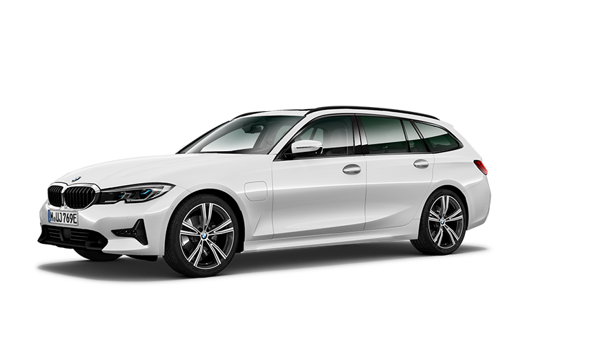 BMW 3 Reeks BMW 3 Reeks Touring plug-in-hybride G21 driekwart zijaanzicht BMW 3 Reeks BMW 3 Reeks Touring plug-in-hybride G21 driekwart zijaanzicht