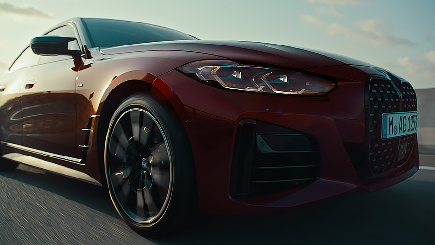 BMW 4 Reeks Gran Coupé G26 2021 exterieurdesign in de video BMW 4 Reeks Gran Coupé G26 2021 exterieurdesign in de video