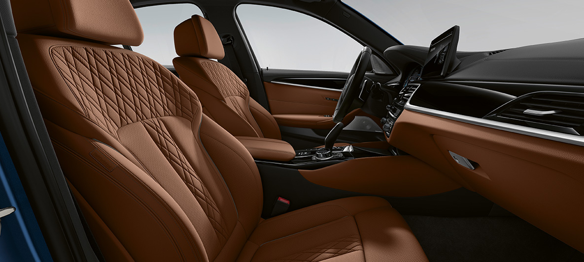 Volleder BMW 5 Reeks Berline G30 Individual interieur Volleder BMW 5 Reeks Berline Individual G30 facelift 2020 interieur cockpit
