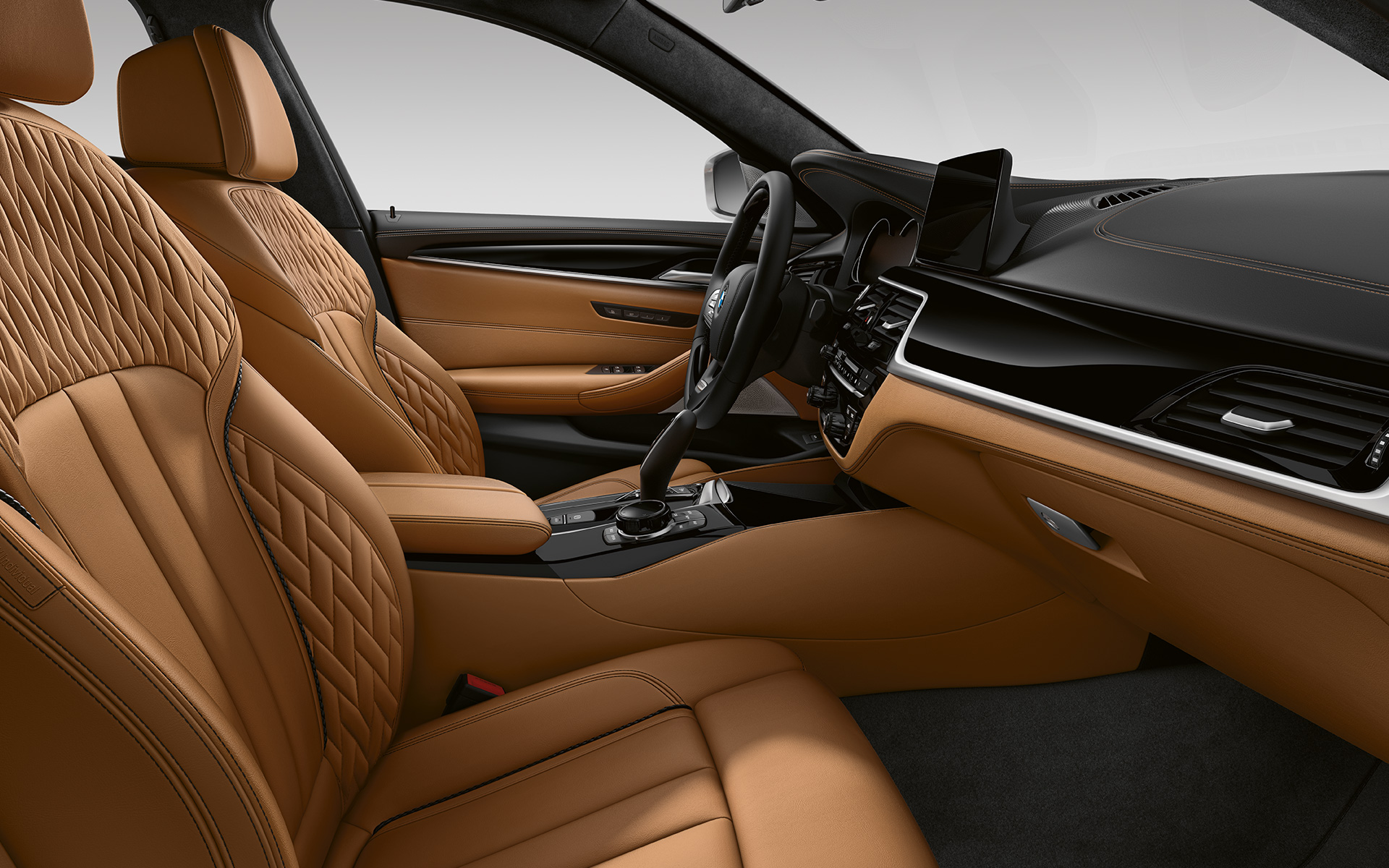 BMW Série 5 Berline G30 Facelift 2020 Intérieur BMW Individual revêtement intérieur tout cuir Merino | Caramel BMW Série 5 Berline G30 Facelift 2020 Intérieur BMW Individual revêtement intérieur tout cuir Merino | Caramel