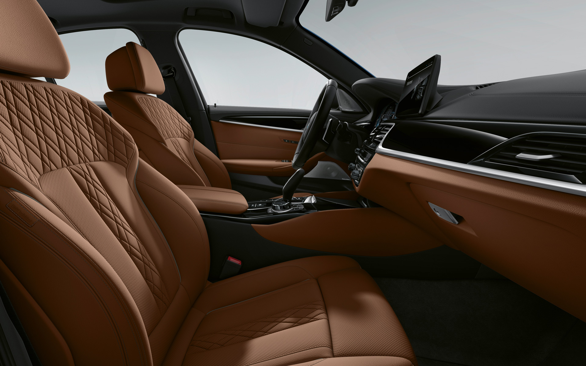 BMW Série 5 Berline G30 LCI Intérieur BMW Individual revêtement intérieur tout cuir Merino | Tartufo BMW Série 5 Berline G30 Facelift 2020 Intérieur BMW Individual revêtement intérieur tout cuir Merino | Tartufo