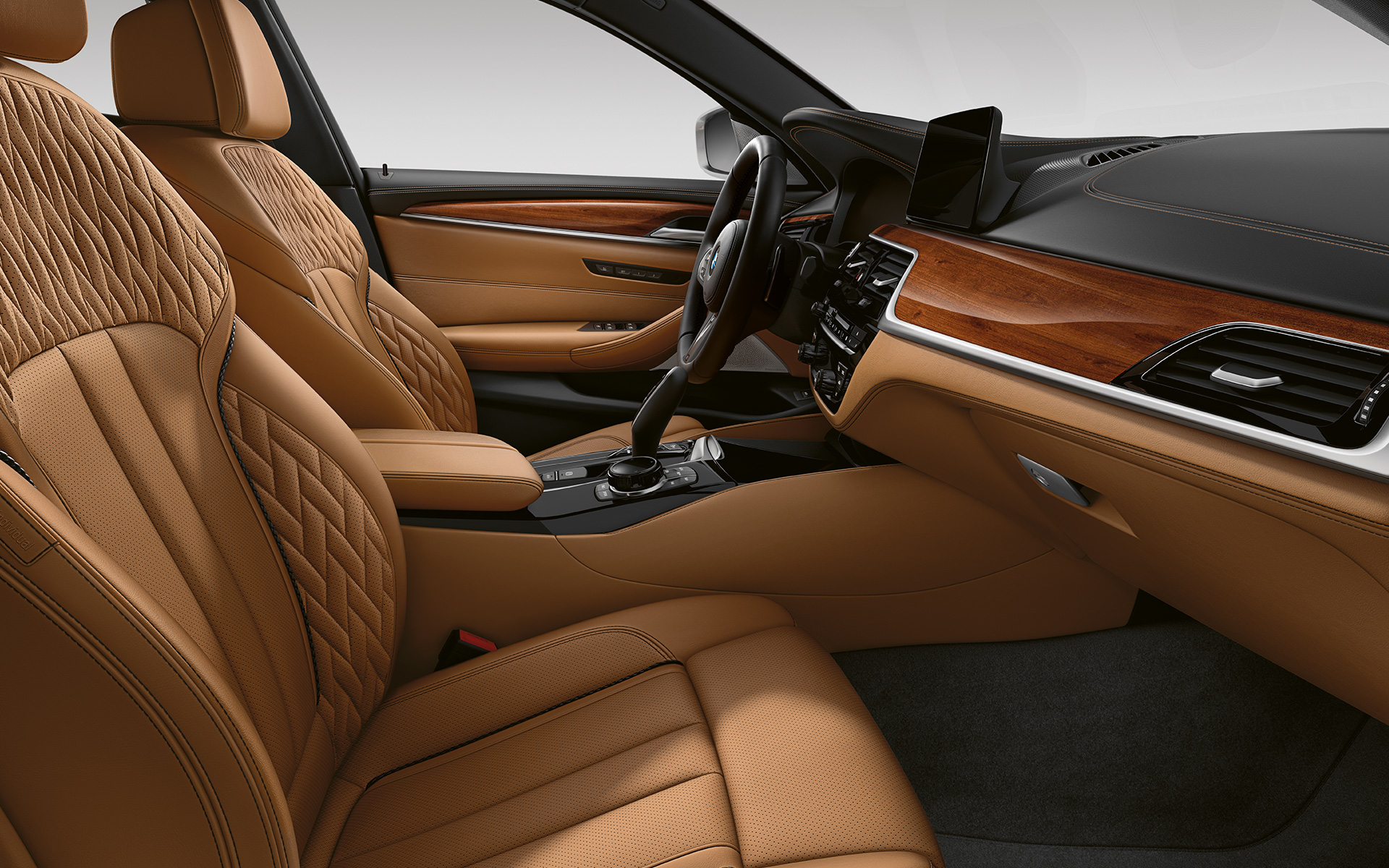 BMW Série 5 Touring G31 LCI Intérieur BMW Individual Revêtement intérieur tout cuir Merino | Rauchweiß BMW Série 5 Touring G31 restylage 2020 Intérieur BMW Individual revêtement intérieur tout cuir Merino | Rauchweiß