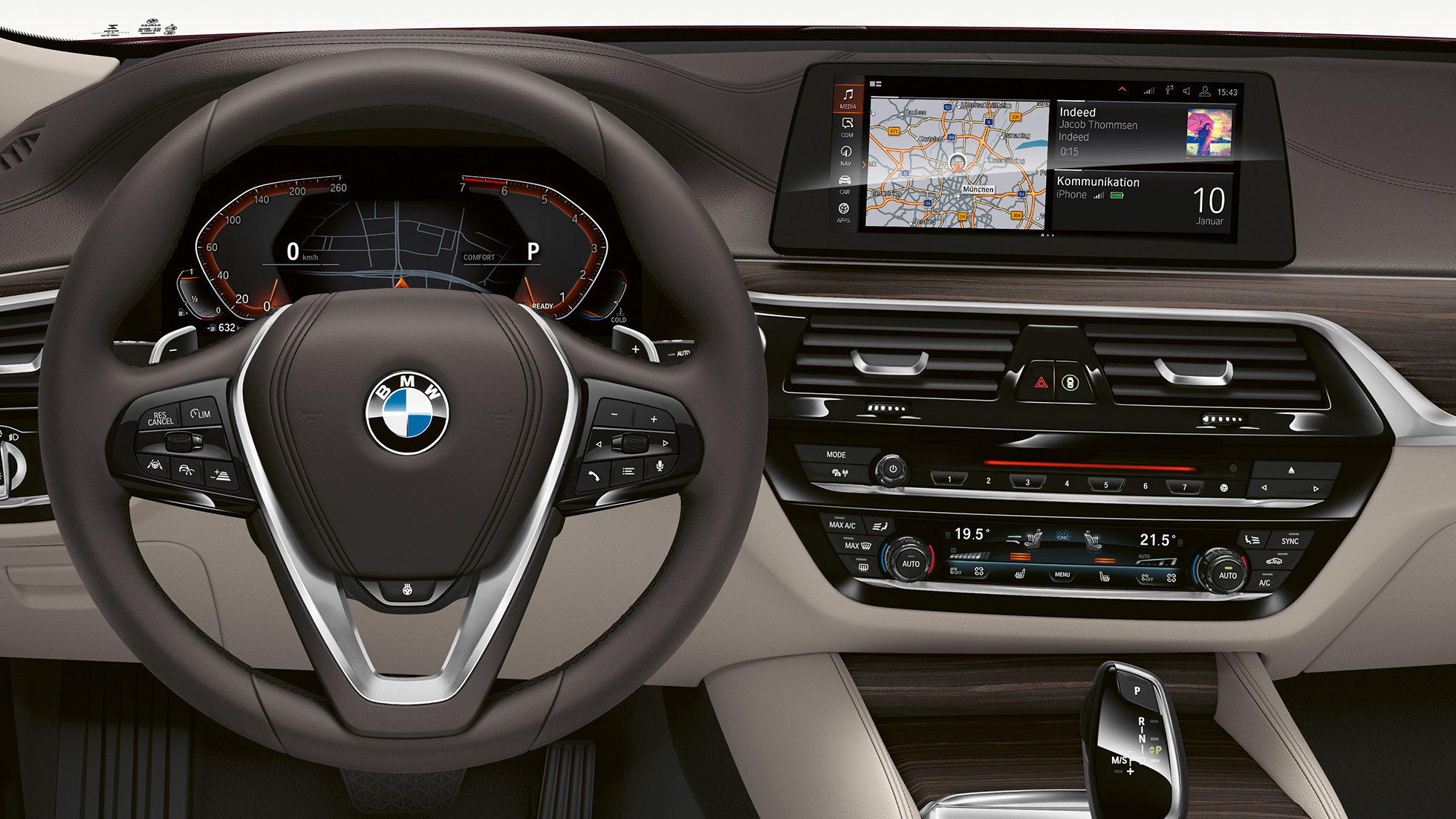BMW Série 6 Gran Turismo G32 Modèle Luxury poste de conduite Volant sport en cuir BMW Série 6 Gran Turismo G32 2017 Modèle Luxury poste de conduite