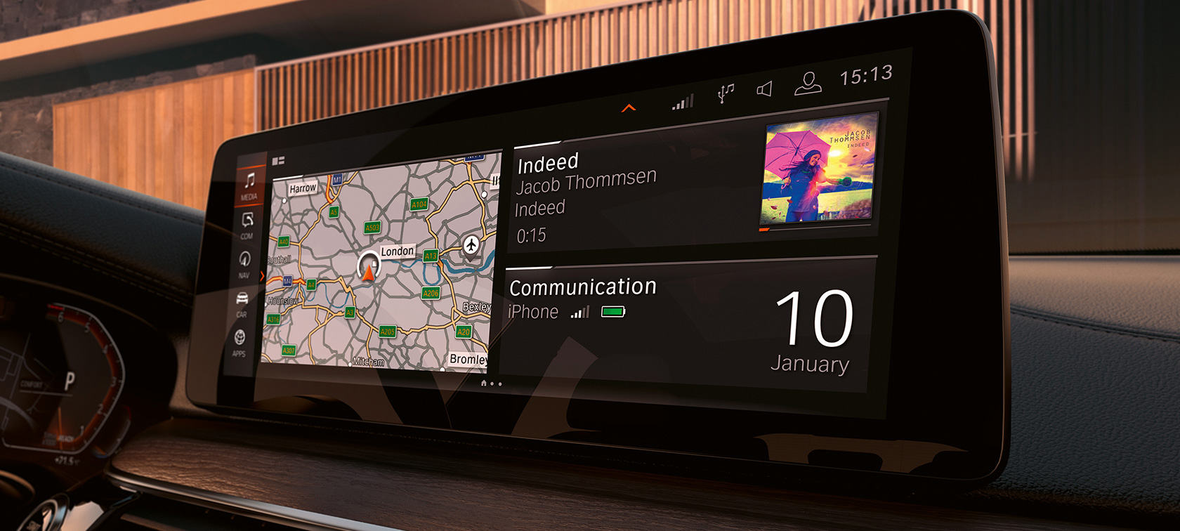BMW 6 Reeks Gran Turismo G32 technologieën Informatiedisplay BMW 6 Reeks Gran Turismo G32 2020 interieur
