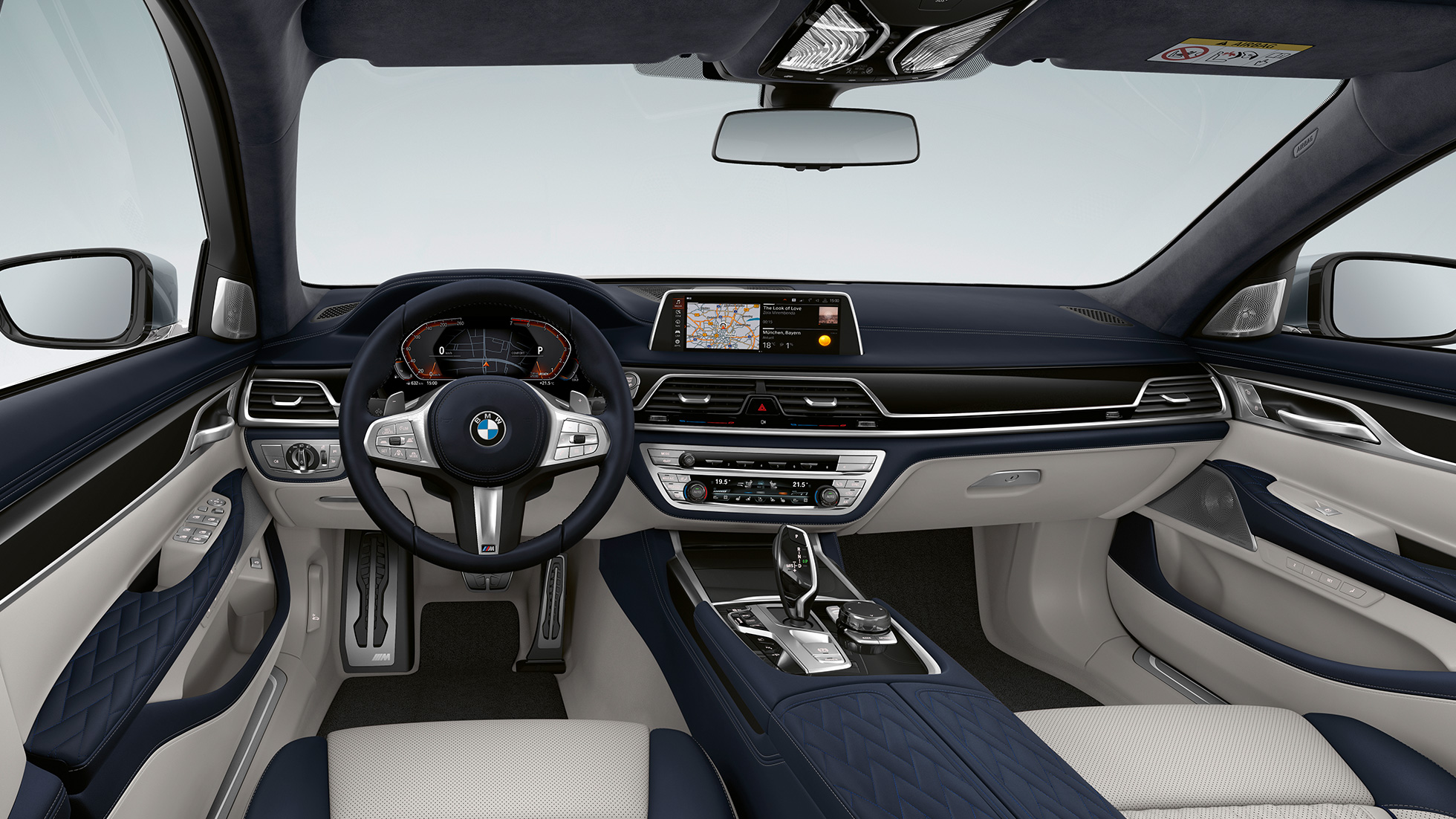 BMW 7 Reeks M sportpakket, interieur G11 BMW 7 Reeks M sportpakket interieur G11