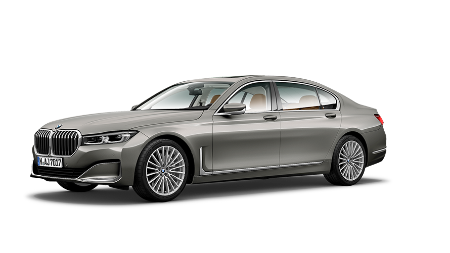 BMW Série 7 Berline (G12) vue de trois quarts avant en stationnement BMW Série 7 Berline (G12) vue de trois quarts avant en stationnement