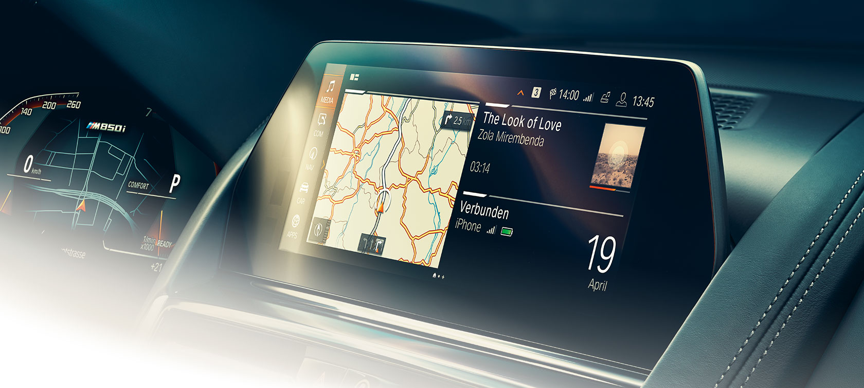 Control Display G15 BMW 8 Reeks Coupé, Control Display G15.