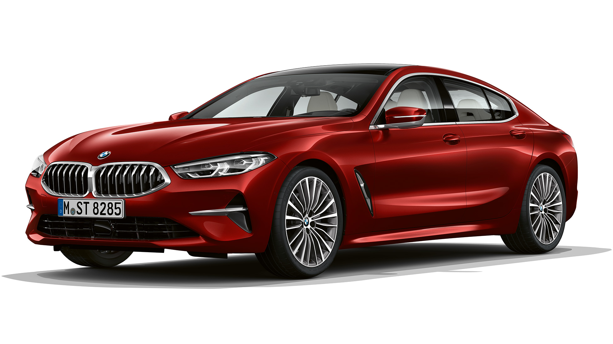 Modèle de base vue de trois quarts avant G16 BMW Série 8 Gran Coupé, modèle de base, vue de trois quarts avant G16