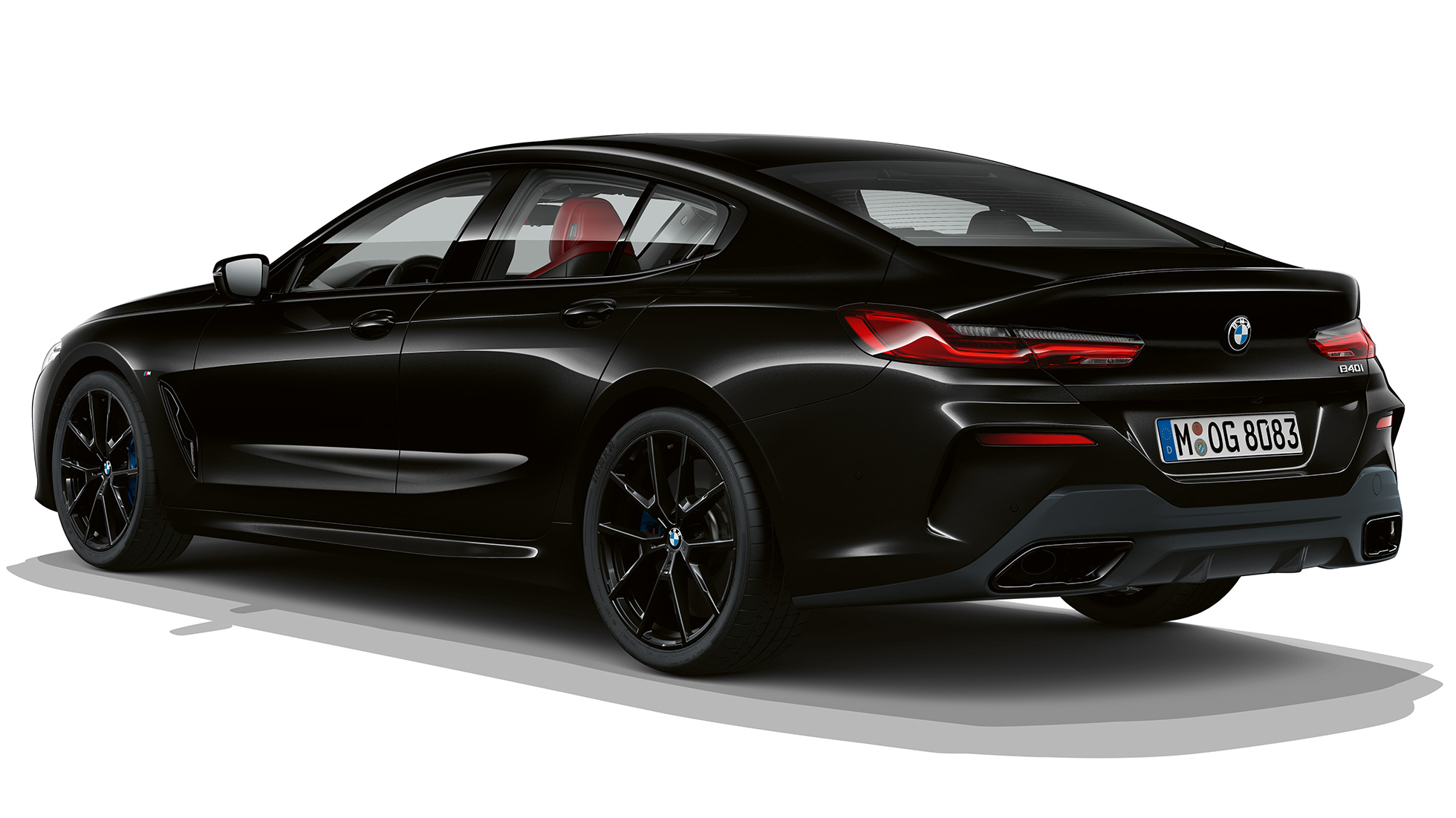Kit M Sport, vue de trois quarts arrière G16 BMW Série 8 Gran Coupé, Kit M Sport, vue de trois quarts arrière G16