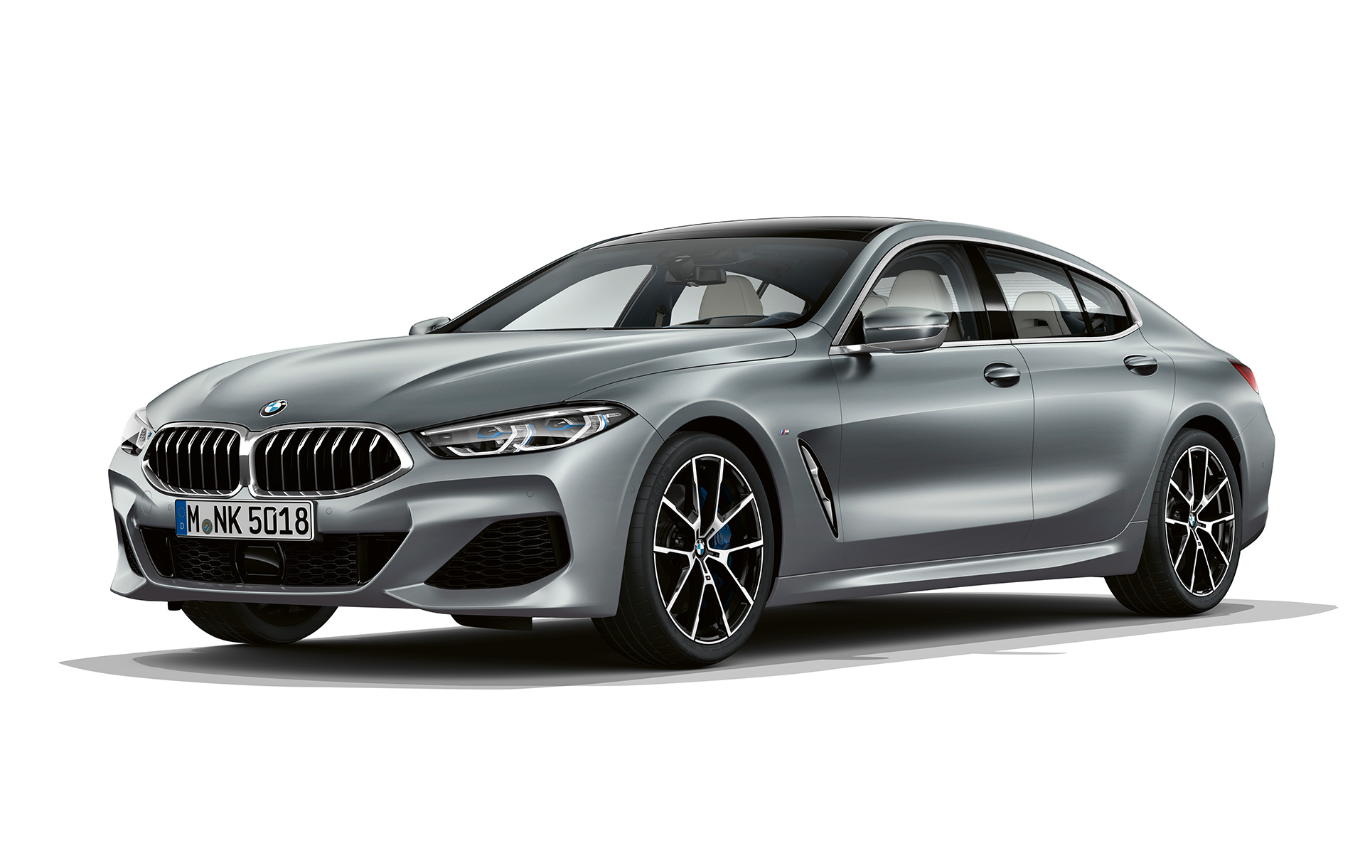 Frozen Temptation vue de trois quart G16 BMW Série 8 Gran Coupé, Frozen Temptation vue de trois quarts avant G16