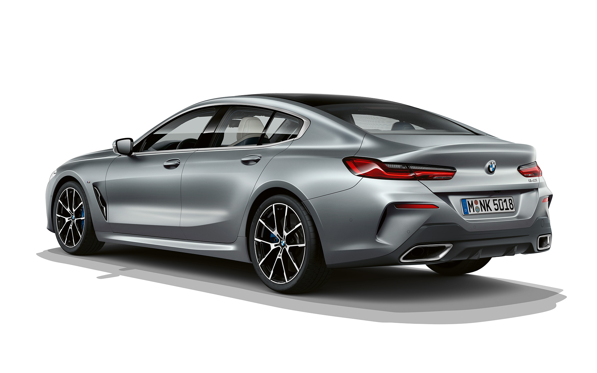 Frozen Temptation vue de trois quarts arrière G16 BMW Série 8 Gran Coupé, Frozen Temptation vue de trois quarts arrière G16