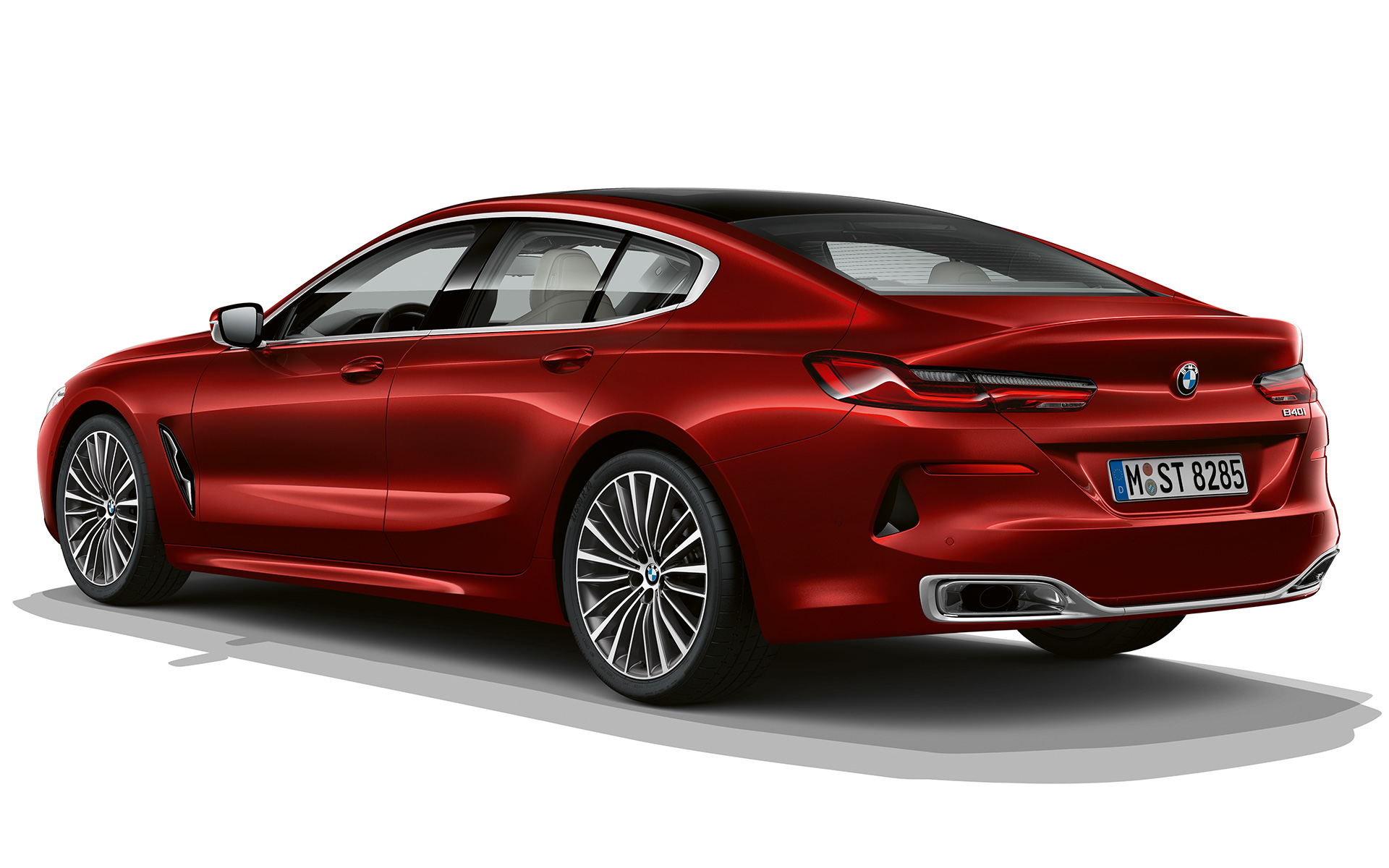 Vue de trois quarts arrière impulsive Heat G16 BMW Série 8 Gran Coupé, Impulsive Heat vue de trois quarts arrière G16