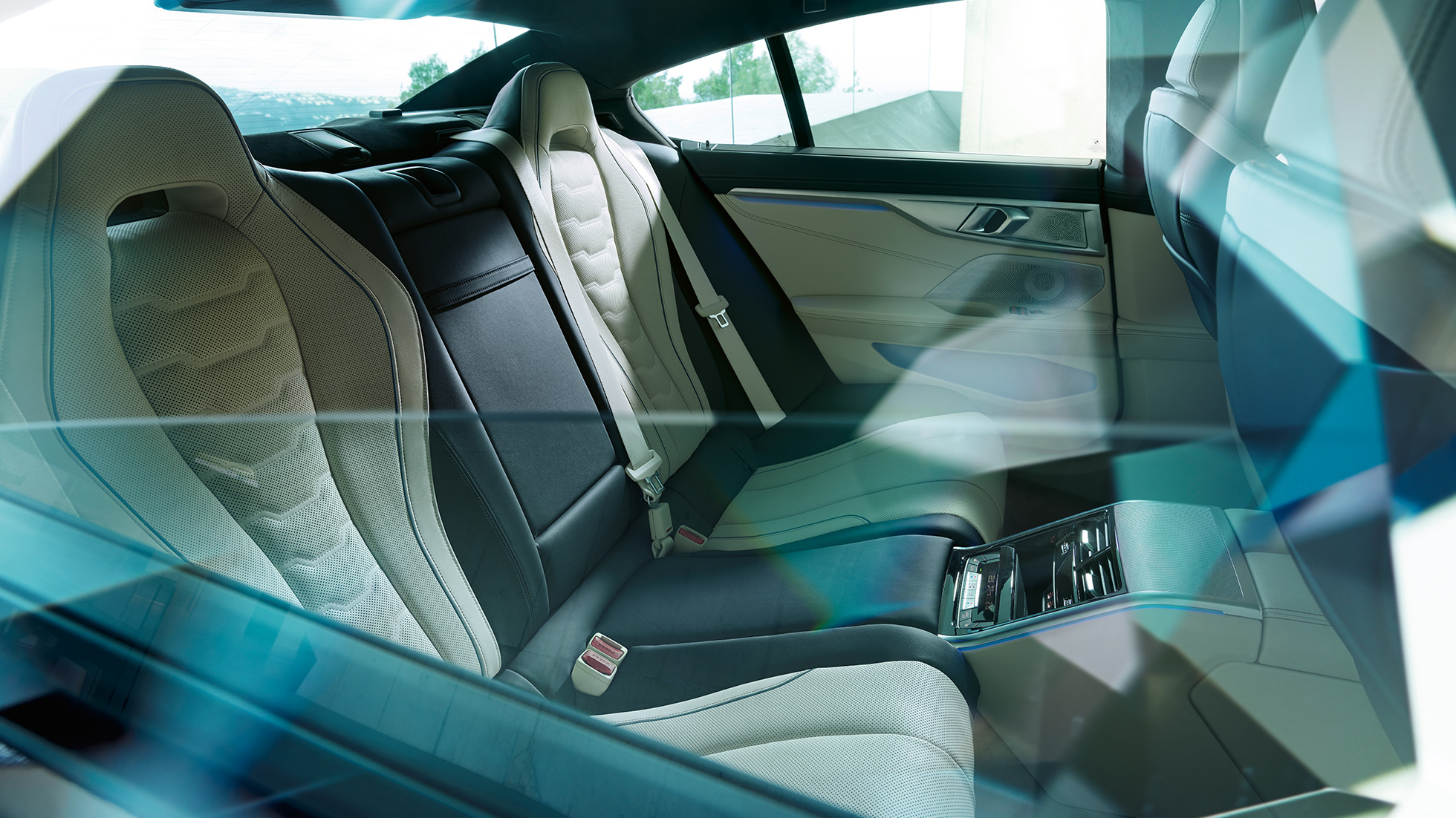 Design intérieur à l'arrière G16 BMW Série 8 Gran Coupé, design intérieur à l'arrière G16
