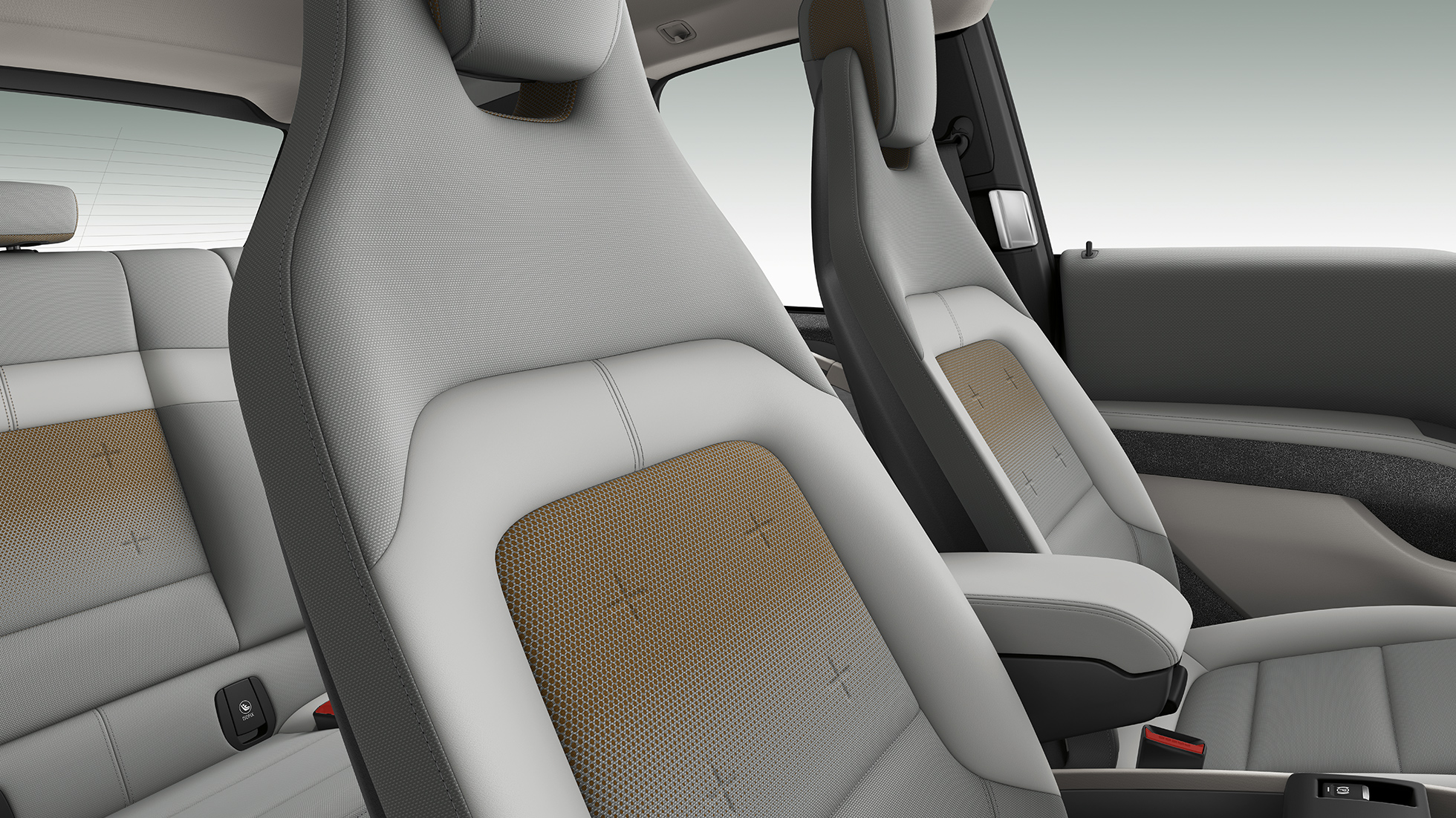 BMW i3 2018 Sièges I01 Habitacle de la BMW i3 I01 2018, sièges