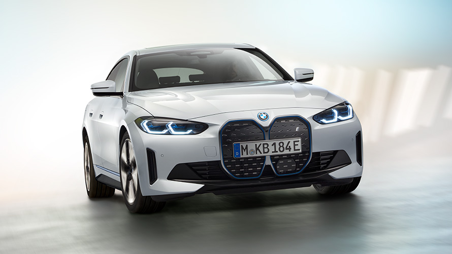 BMW i4 2021 G26 Image 4 BMW i4 2021 G26 Gran Coupé entièrement électrique Voiture électrique Image 4