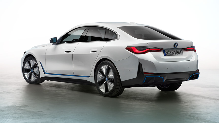 BMW i4 2021 G26 Image 5 BMW i4 2021 G26 Gran Coupé entièrement électrique Voiture électrique Image 5