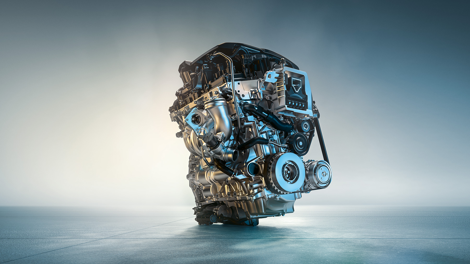 Moteur de la BMW M135i xDrive F40. Moteur essence 4 cylindres M TwinPower Turbo de la BMW M135i xDrive avec 225 kW (306 ch) F40.