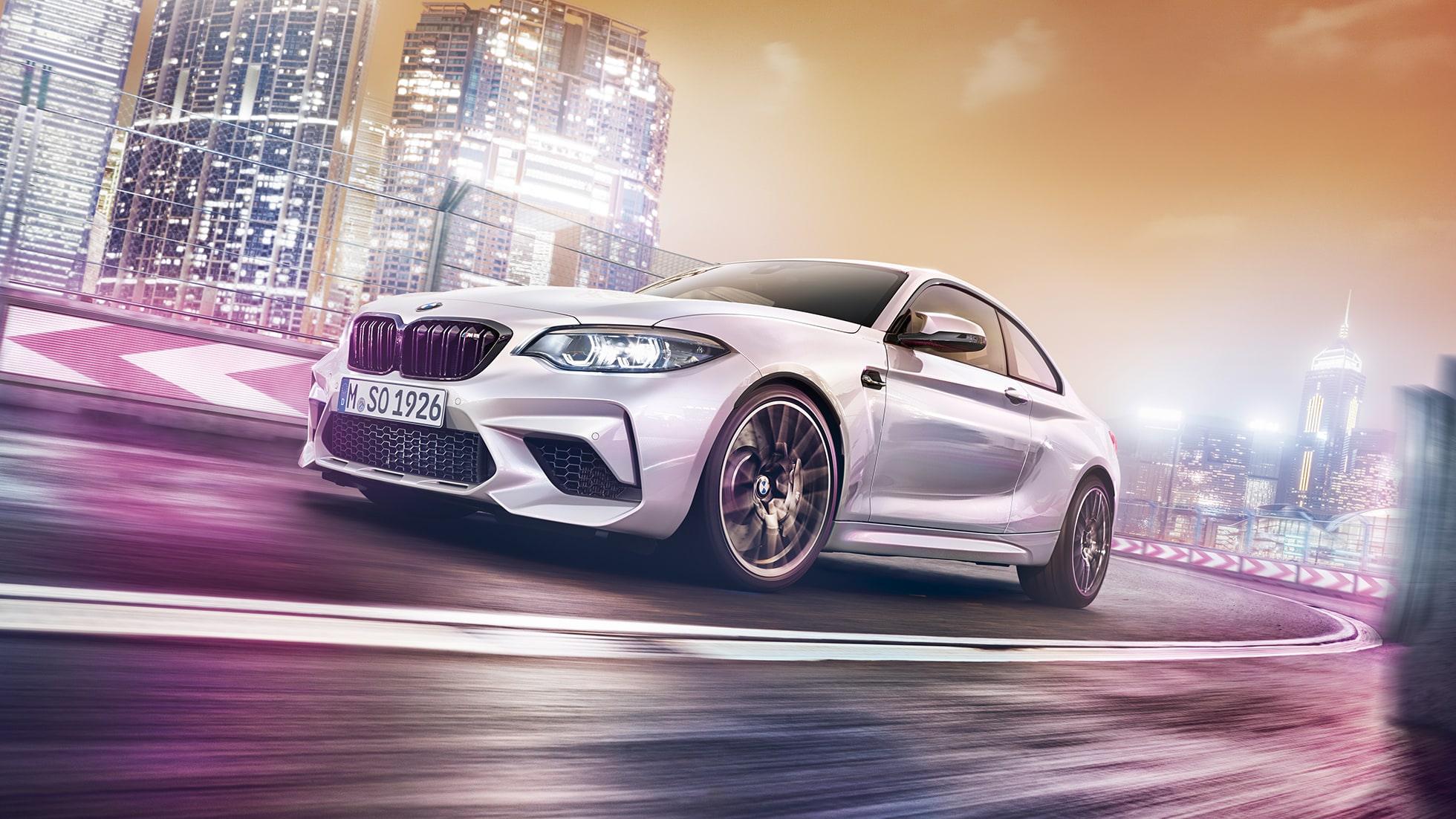 Exterieurdesign BMW M2 Competition F87 Exterieurdesign BMW M2 Competition F87 2018 Hockenheim Silber metallic driekwart vooraanzicht