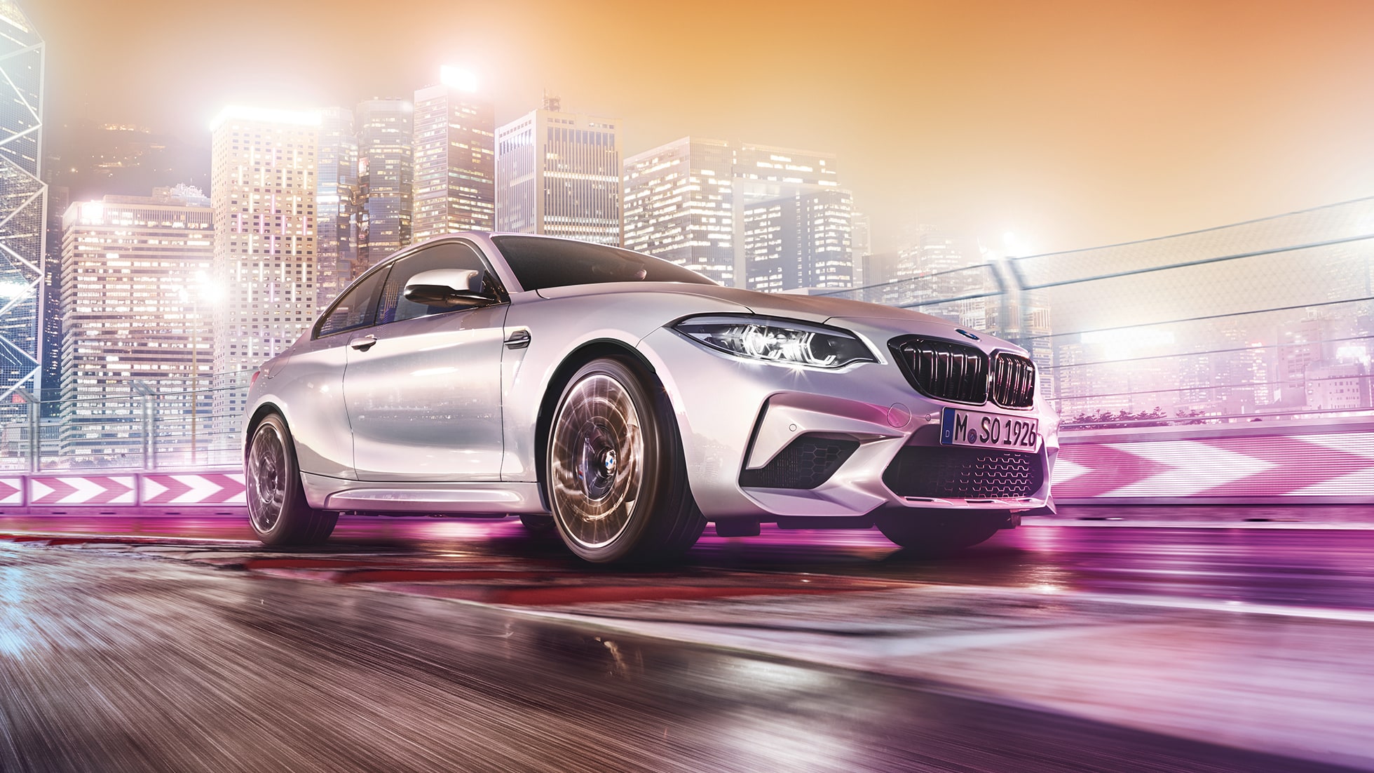 Design voorkant BMW M2 Competition F87 Design voorkant BMW M2 Competition F87 2018 Hockenheim Silber metallic driekwart vooraanzicht