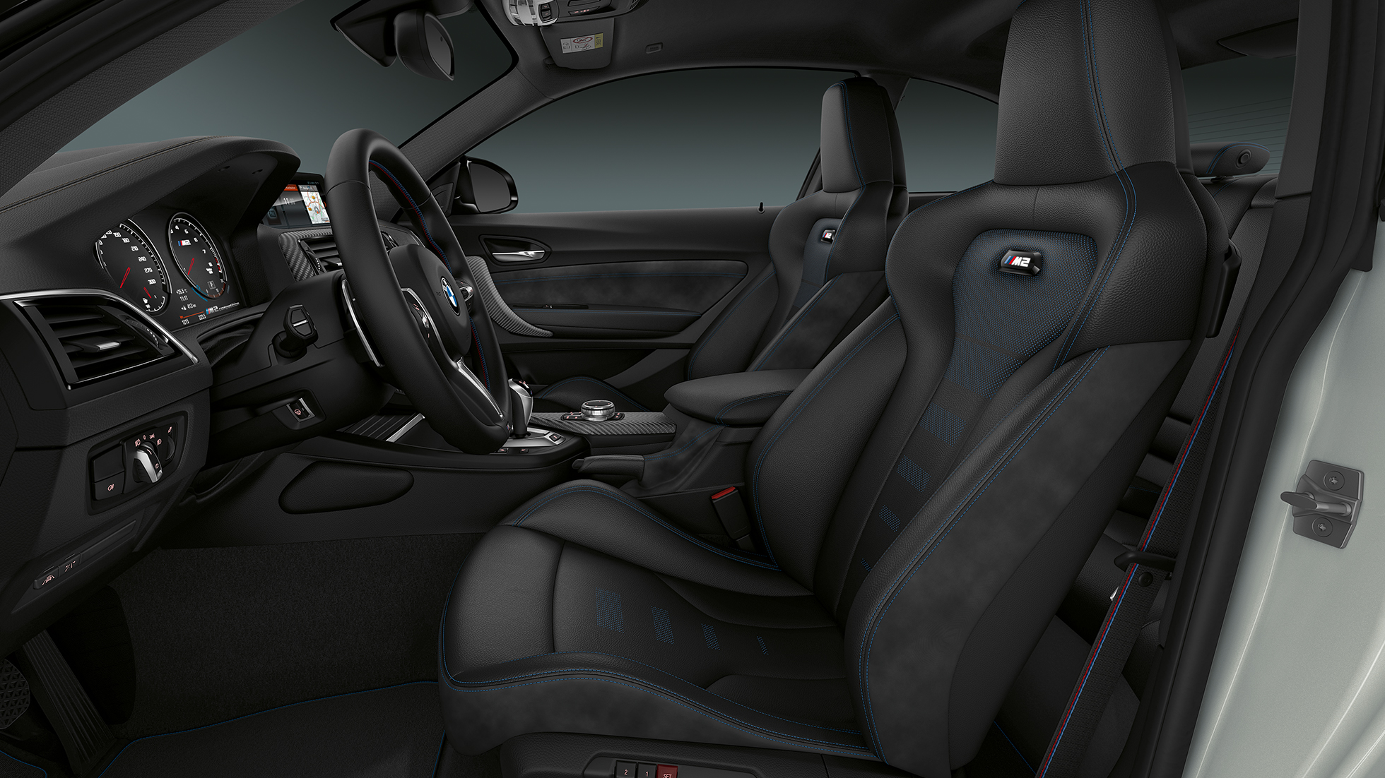 Bekleding BMW M2 Competition F87 Bekleding BMW M2 Competition F87 2018 Hockenheim Silber metallic interieur