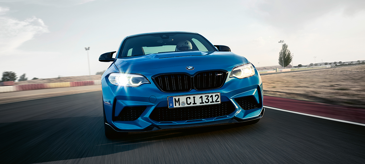 Design BMW M2 CS F87 Design BMW M2 CS F87 Misano Blau metallic vue avant