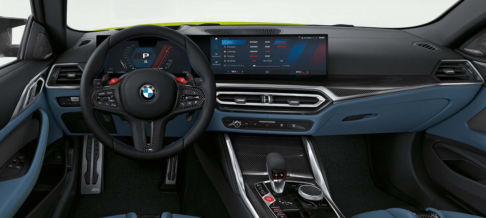 BMW M4 Coupé G82 2020 cockpit BMW M4 Coupé G82 2020 cockpit interieur