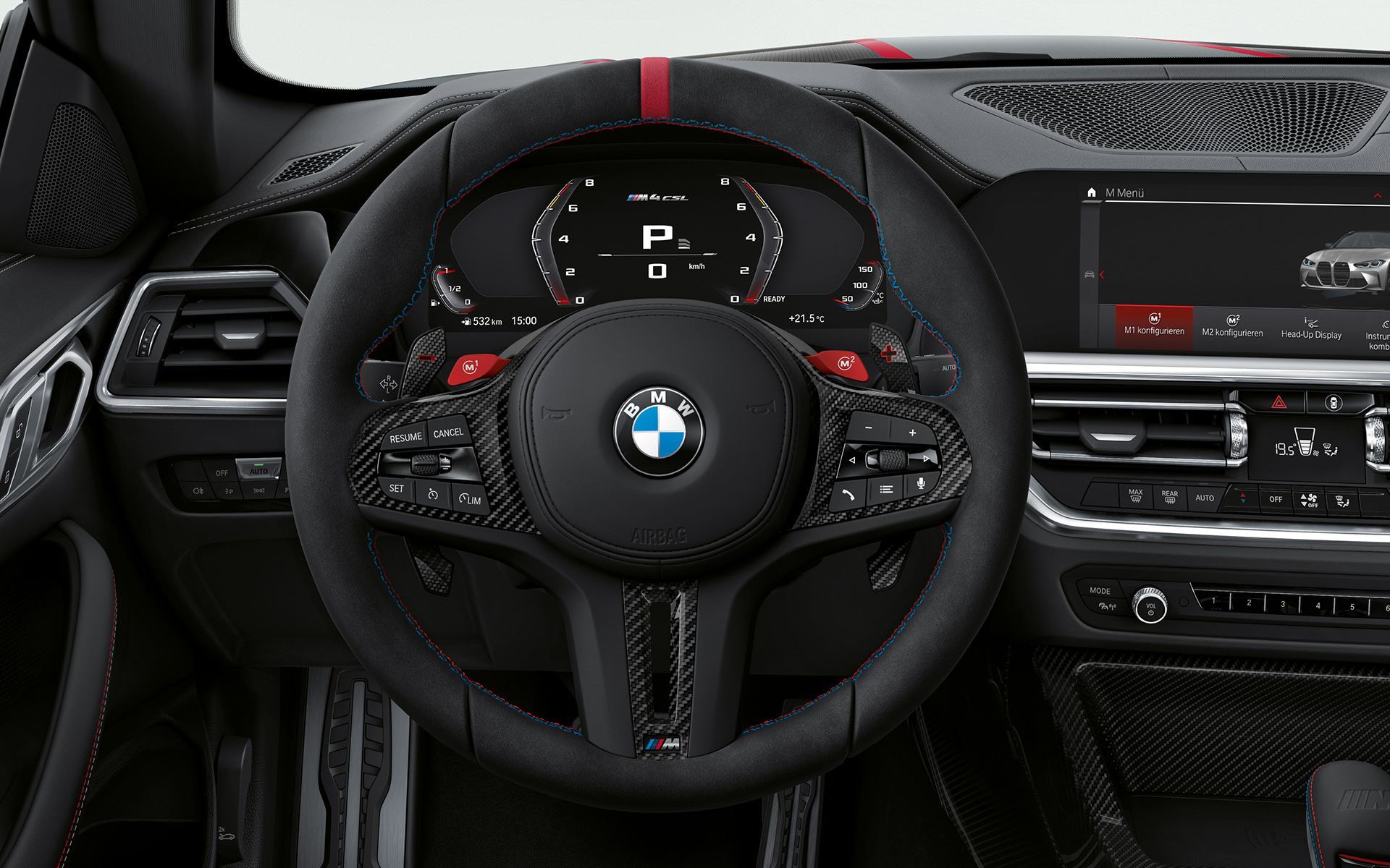 M Alcantarastuur BMW M4 CSL G82 BMW M4 CSL G82 interieur M Alcantarastuur