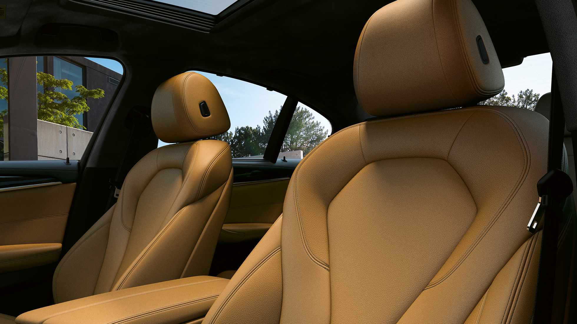 Multifunctionele M zetels BMW M550i xDrive Berline G30 LCI facelift 2020 interieur Multifunctionele M zetels BMW M550i xDrive Berline G30 LCI facelift 2020 interieur