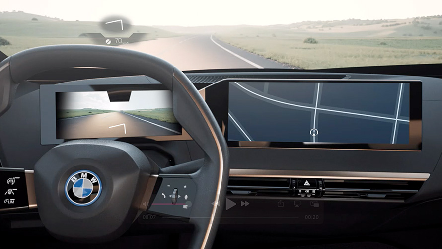 Vidéo BMW Live Cockpit Professional BMW Série 7 M G70 BMW Série 7 G70 G42 Vidéo BMW Live Cockpit Professional
