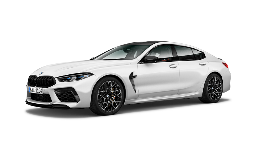 BMW Modèle M BMW M8 Gran Coupé F93, vue de trois quarts de profil BMW Modèle M BMW M8 Gran Coupé F93, vue de trois quarts de profil