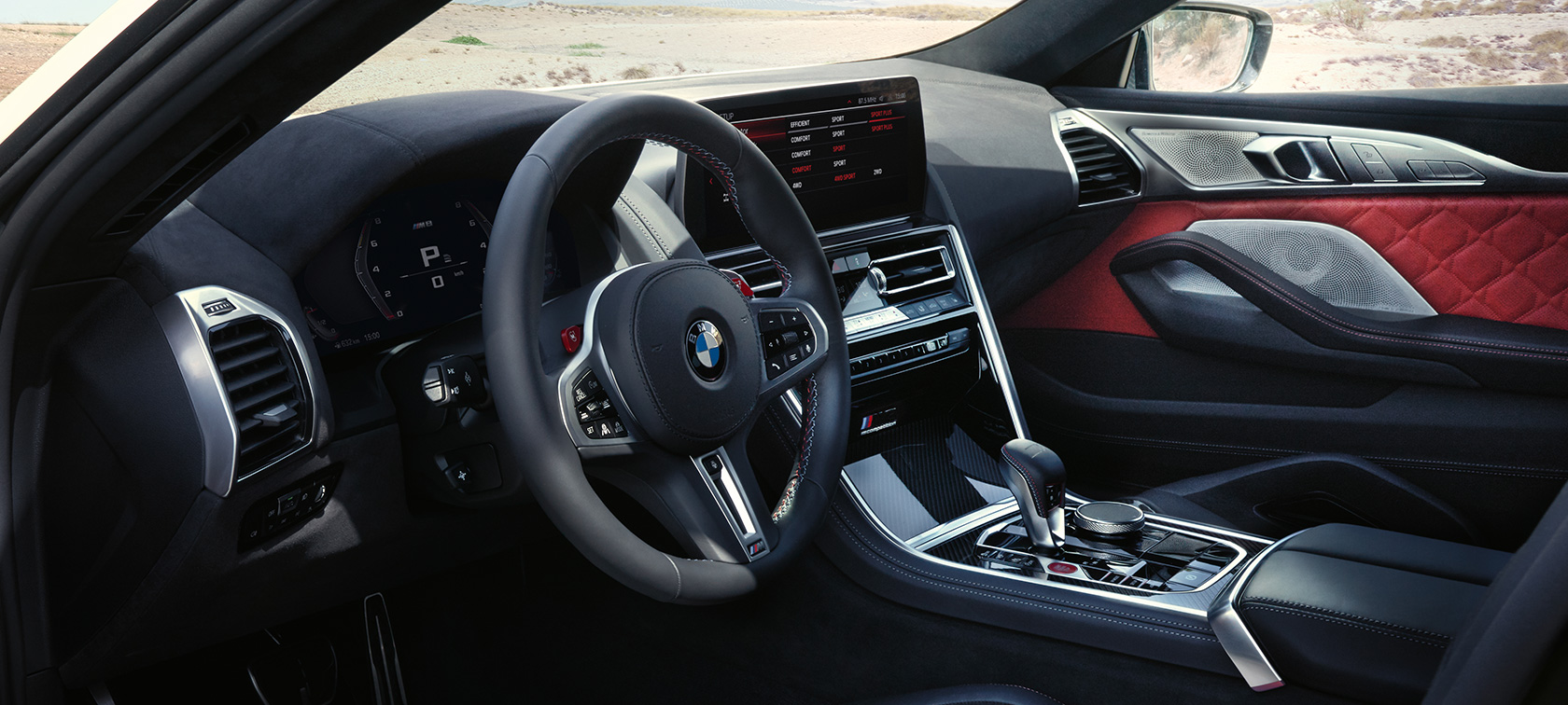 Cockpit BMW M8 Competition Gran Coupé F93 LCI facelift 2022 BMW M8 Competition Gran Coupé F93 LCI facelift 2022 interieur