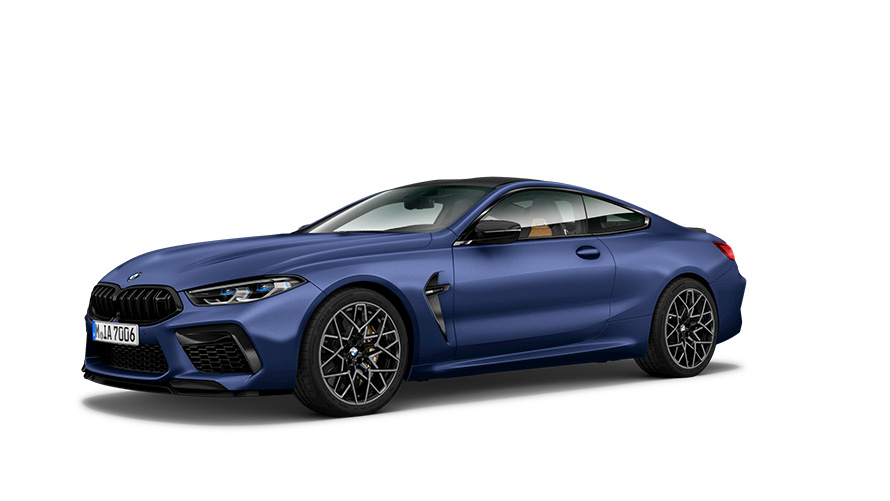 BMW M modellen BMW M8 Coupé F92 driekwart zijaanzicht BMW M modellen BMW M8 Coupé F92 driekwart zijaanzicht