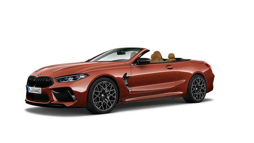 BMW M modellen BMW M8 Cabrio F91 driekwart zijaanzicht BMW M modellen BMW M8 Cabrio F91 driekwart zijaanzicht