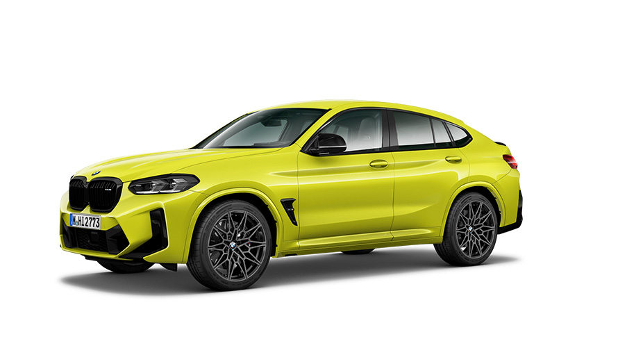 BMW Modèle M BMW X4 M F98, vue de trois quarts de profil BMW Modèle M BMW X4 M F98, vue de trois quarts de profil