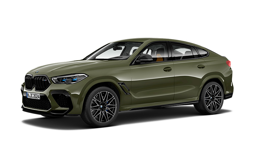 BMW M modellen BMW X6 M F96 driekwart zijaanzicht BMW M modellen BMW X6 M F96 driekwart zijaanzicht