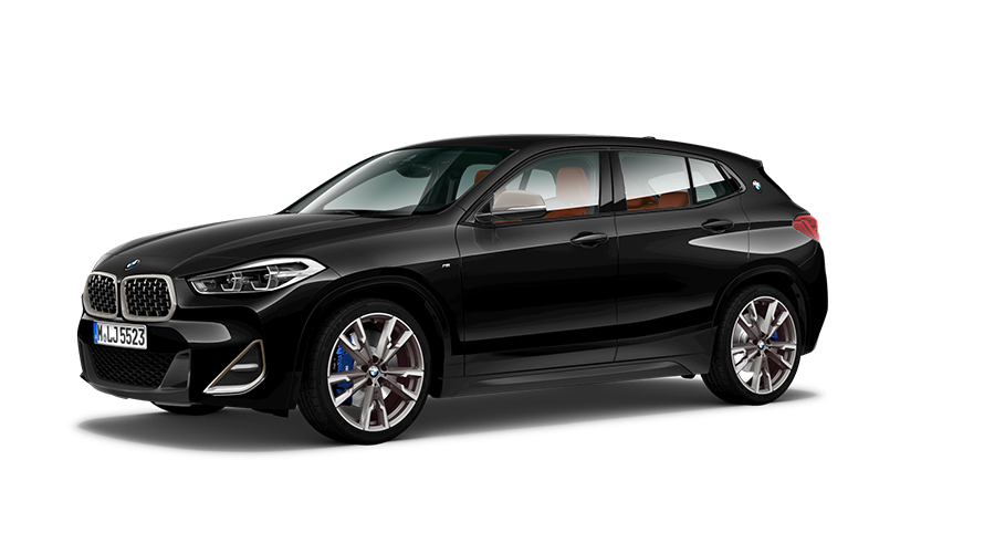 BMW X-modellen BMW X2 M wagen F39 MP driekwart zijaanzicht BMW X-modellen BMW X2 M wagen F39 MP driekwart zijaanzicht