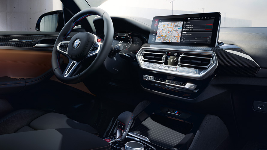 BMW X3 M Competition F97 LCI facelift 2021 cockpit BMW X3 M Competition F97 LCI facelift 2021 cockpit interieur