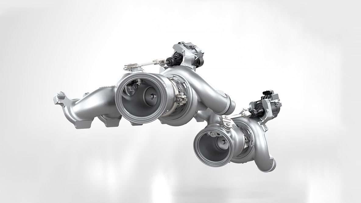 High-performance M TwinPower Turbo 6-cilinder benzinemotor, M TwinPower Turbo-technologie. BMW X4 M en BMW X4 M Competition, high-performance M TwinPower Turbo 6-cilinder benzinemotor, M TwinPower Turbo-technologie.