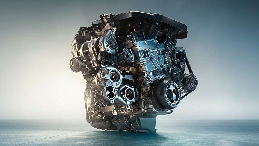 Le moteur diesel M TwinPower Turbo de la BMW X6 M50d SUV Le moteur diesel 6 cylindres en ligne M TwinPower Turbo de la BMW X6 M50d SUV G06