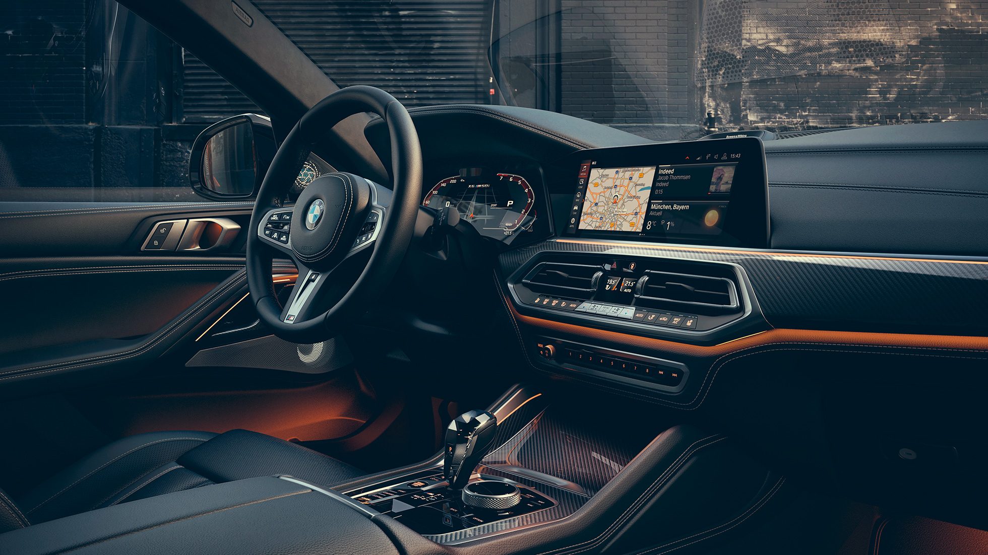 Design de l’habitacle des BMW X6 M50i et M50d SUV G06 Design de l’habitacle des BMW X6 M50i et M50d SUV, poste de conduite G06
