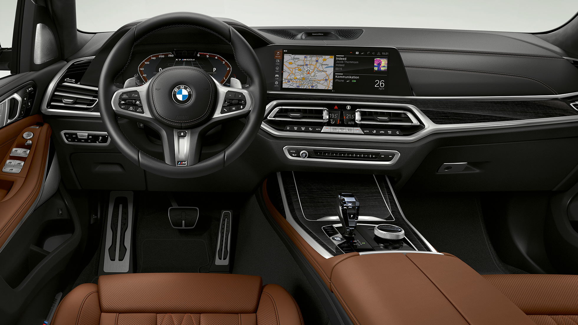 BMW X7 M50i, interieur BMW X7 M wagens M50d en M50i, interieur, G07, 2019