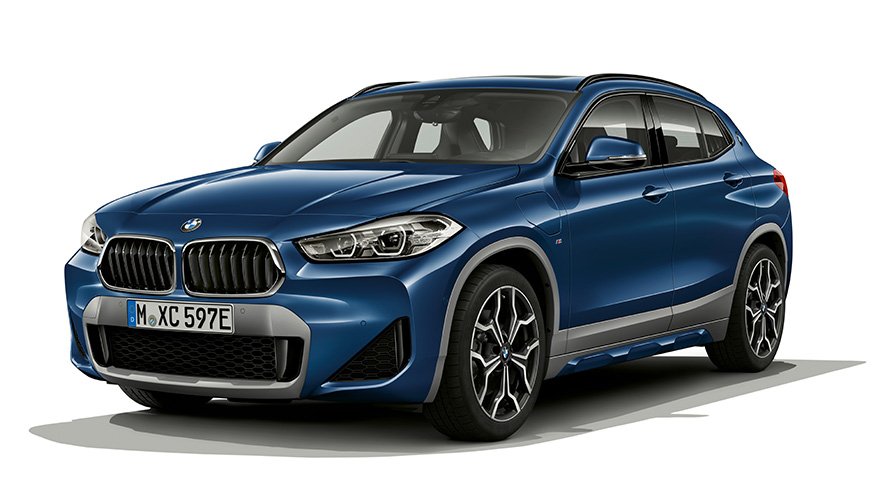 BMW X-modellen BMW X2 plug-in-hybride F39 driekwart zijaanzicht BMW X-modellen BMW X2 plug-in-hybride F39 driekwart zijaanzicht