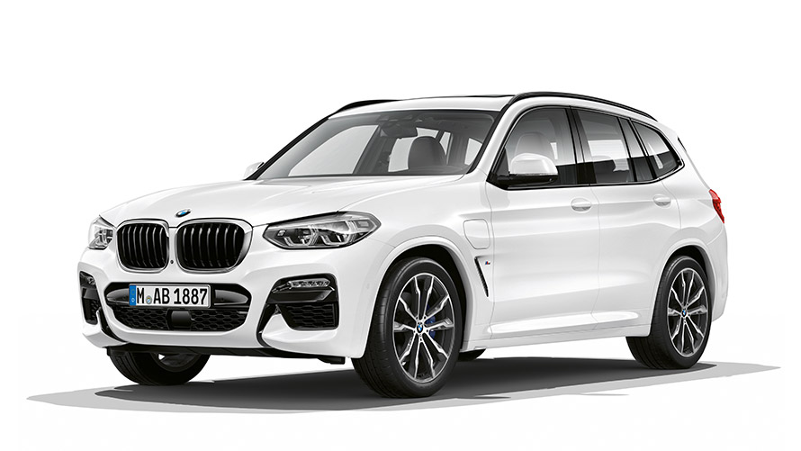 BMW X-modellen BMW X3 plug-in-hybride G01 driekwart zijaanzicht BMW X-modellen BMW X3 plug-in-hybride G01 driekwart zijaanzicht