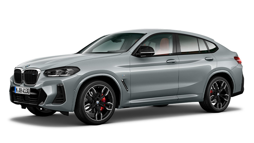 BMW X-modellen BMW X4 G02 driekwart zijaanzicht BMW X-modellen BMW X4 G02 driekwart zijaanzicht
