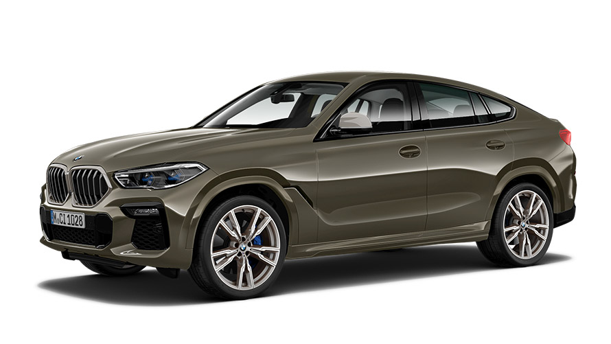 BMW X6 G06 vue de trois quarts de profil BMW X6 G06 vue de trois quarts de profil