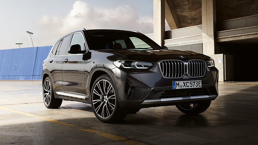 BMW X3 G01 derde generatie zijaanzicht stilstaand BMW X-modellen BMW X3 G01 derde generatie zijaanzicht stilstaand