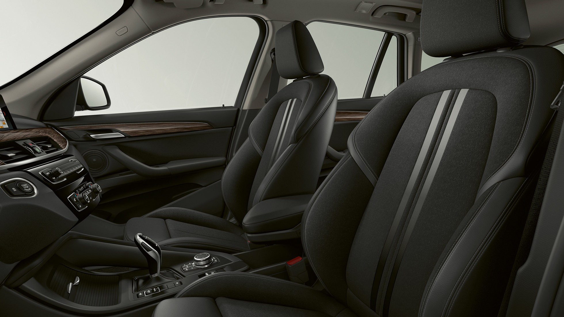 BMW X1, Modèle Advantage, garnissage F48 BMW X1, Modèle Advantage, intérieur avec vue sur le garnissage F48